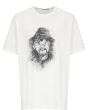 Yohji Yamamoto T-Shirts - Bianco