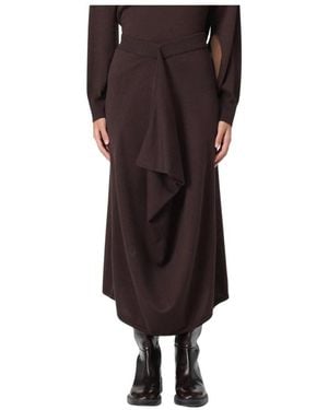 Liviana Conti Maxi Skirts - Brown