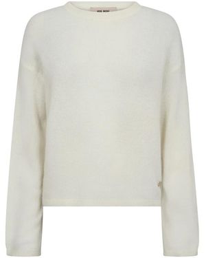 Mos Mosh Round-Neck Knitwear - Blanc