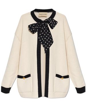 Valentino Garavani Cardigans - Natural