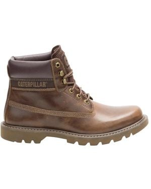 Caterpillar Lace-Up Boots - Marrón