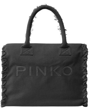 Pinko Tote Bags - Black