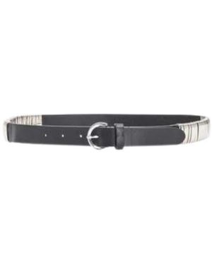 Pinko Leren Riem - Wit