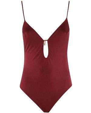 MC2 Saint Barth Badmode ,Rood ,Crunchy Roundneck Onepiece