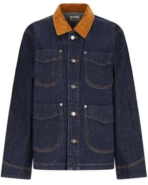 KHAITE Denim Jackets - Blue