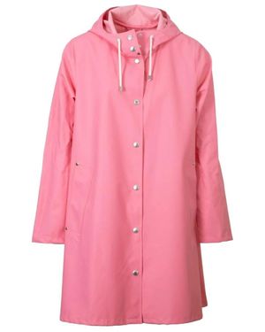 Stutterheim Leichter regenmantel rosa a-linie - Pink
