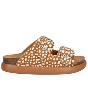 Scholl Sliders - Marrone