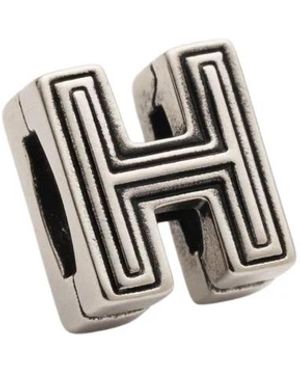 PANDORA Accessoires ,Grijs ,Reflexions Letter H - Zwart