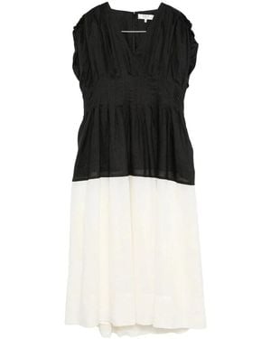 Sea Midi Dresses - Zwart