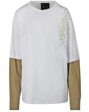 Souvenir Clubbing Long Sleeve Tops - Bianco
