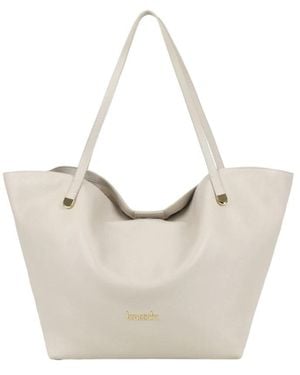 Braccialini Tassen ,Wit ,Leer Shopping Tote - Grijs