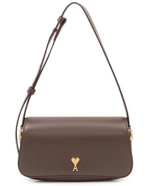 Ami Paris Shoulder Bags - Marrón