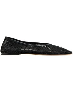 Dear Frances Schoenen ,Zwart ,Leer Balla Ballerina Flat
