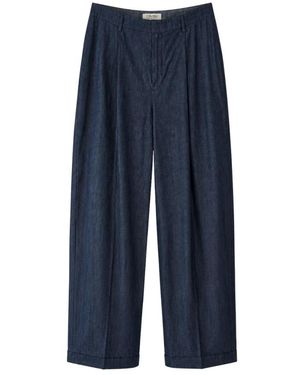 Max Mara Wijde Broek - Blauw