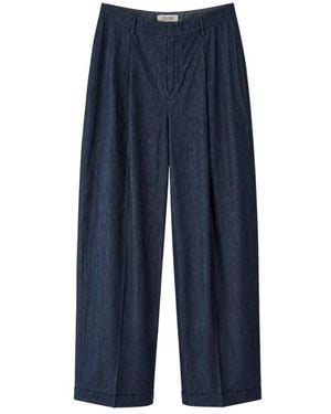 Max Mara Wijde Broek - Blauw