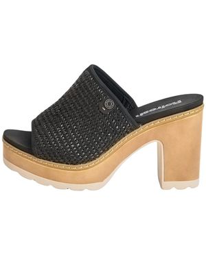 Refresh Heeled Mules - Azul