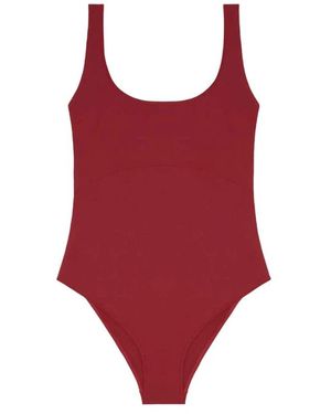 Lido Badmode ,Rood ,Elegante Zwarte Badpak