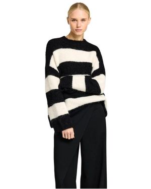 SELECTED Round-Neck Knitwear - Noir