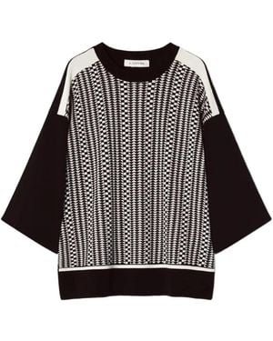 Lanvin Losvallend T-Shirt - Zwart