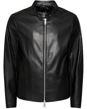 ARMANI EXCHANGE Light Jackets - Black