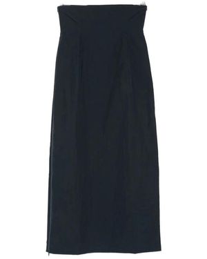 Paloma Wool Fosca Langärmliger High-Waist Nylonrock - Blau
