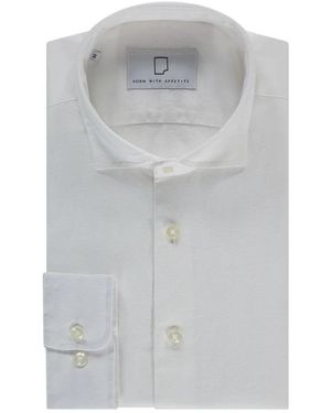 Born with Appetite Avenue Li-Co Ws Plain Shirt Ls - Grijs