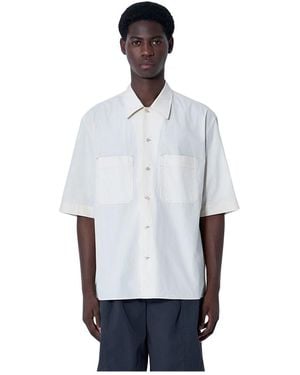 Lemaire Short Sleeve Shirts - Wit