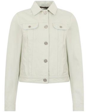 Moorer Ellea Denim Jacket - Weiß