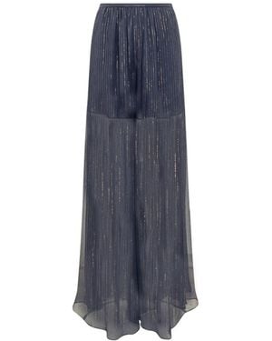 Rochas Wide Trousers - Azul