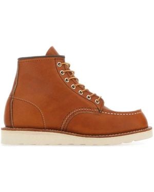 Red Wing Karamel Leren Veterschoenen - Bruin