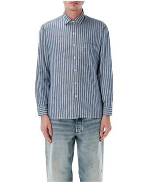 Salvatore Piccolo Casual Shirts - Blue