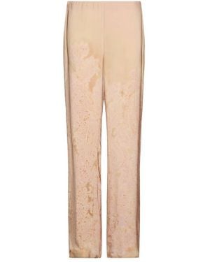 Elena Miro Wide Trousers - Natural