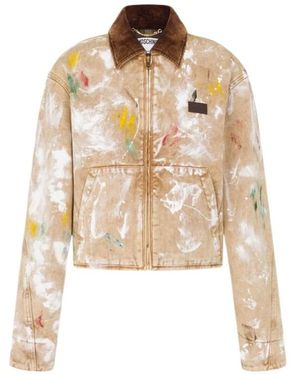 Moschino Denim Jackets - Natural