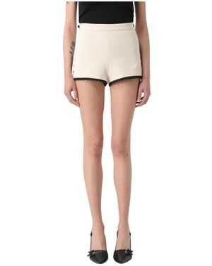 Elisabetta Franchi Short Shorts - Neutro