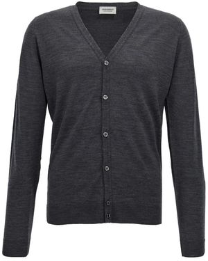John Smedley Petworth Cardigan - Blauw