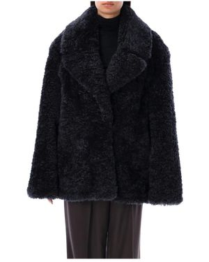 Stella McCartney Faux Fur & Shearling Jackets - Nero