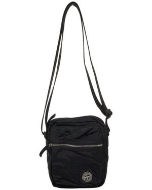 Stone Island Vielseitige Bucket Bag & Rucksack - Schwarz