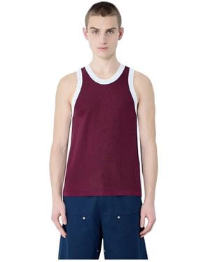Wales Bonner Sleeveless Tops - Purple