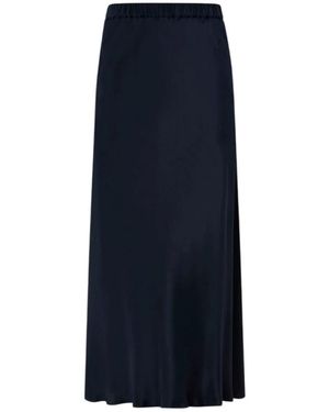 Max Mara Rokken ,Blauw ,Sospiro Zijden Maxirok