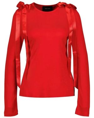 Simone Rocha Long Sleeve Tops - Red