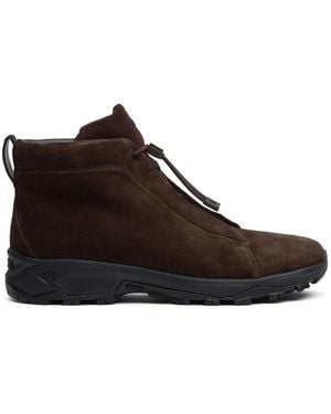 ZEGNA Lace-Up Boots - Brown