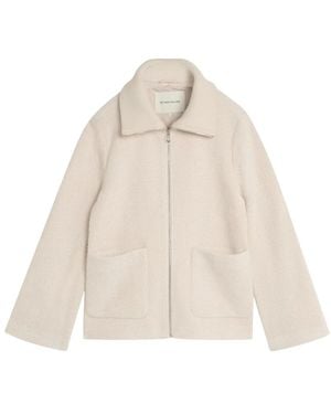 Tom Tailor Strukturierte Stehkragenjacke - Natur
