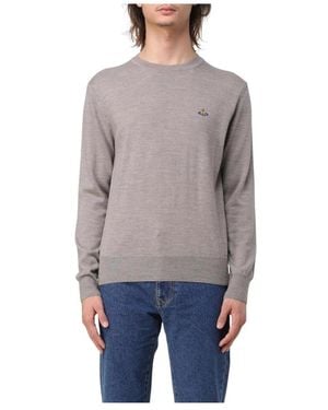 Vivienne Westwood Round-Neck Knitwear - Grijs
