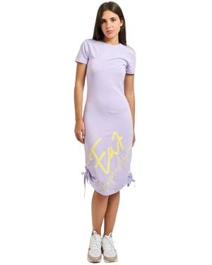 Emporio Armani Shirt Dresses - Purple