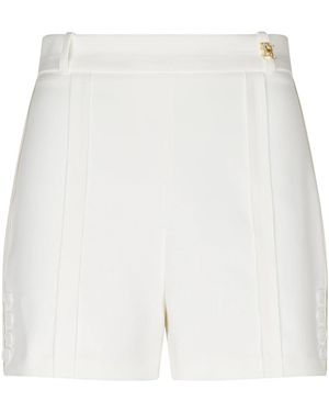 Elisabetta Franchi Short Shorts - White