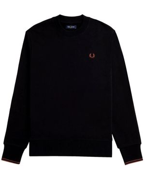 Fred Perry Sweatshirts - Black
