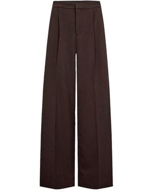 Copenhagen Muse Wide Trousers - Marrone