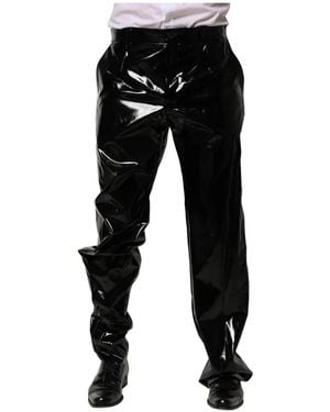 Dolce & Gabbana Straight Trousers - Black