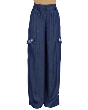 Liu Jo Wide Trousers - Blue