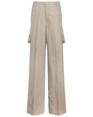 Dondup Wide Trousers - Natural